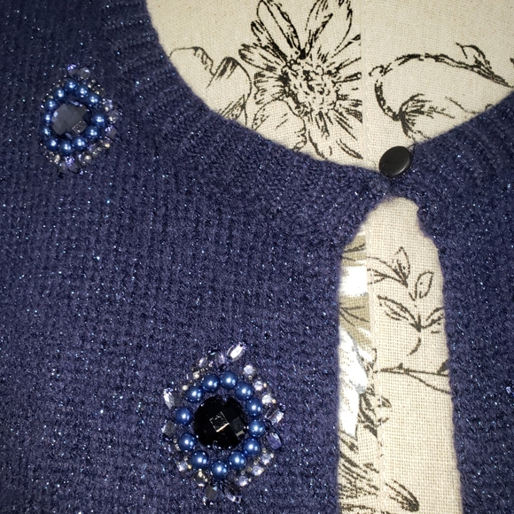 Coldwater Creek Wool/Cashmere blend Cardigan - Picture 2 of 9